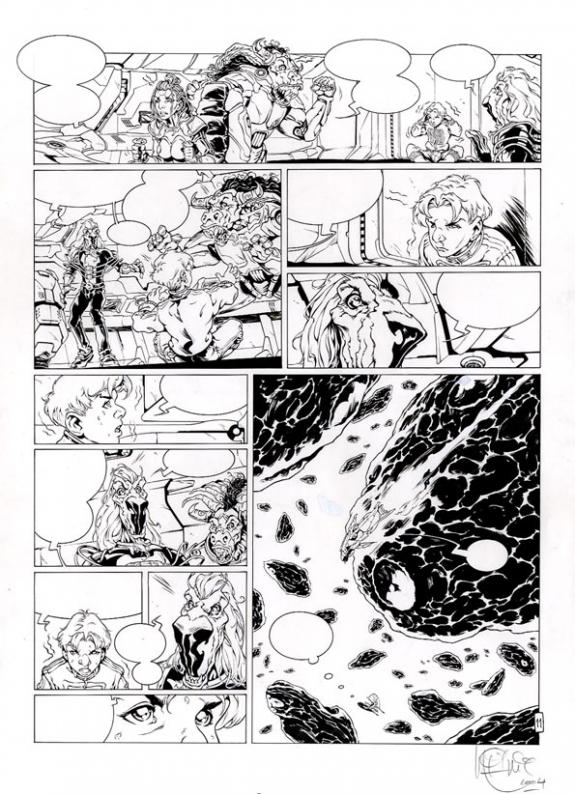 Nicolas Mitric - Kookaburra, Système Ragnarok, Planche origi