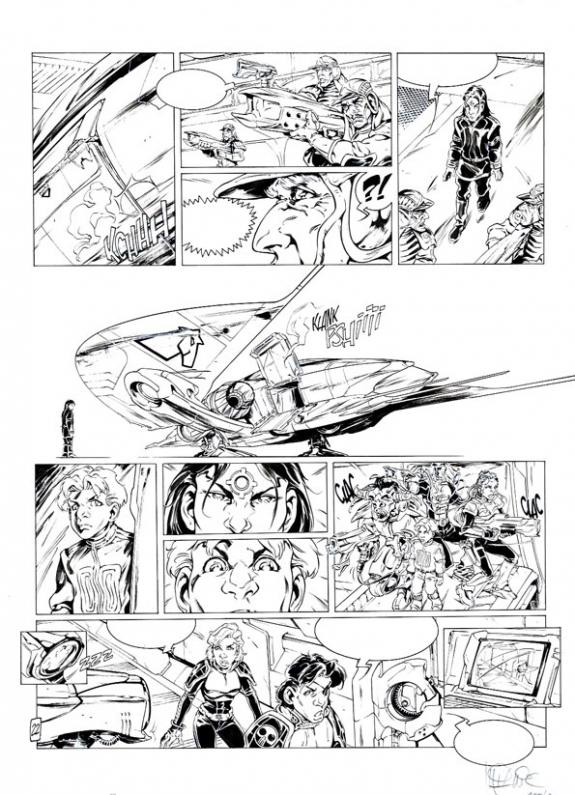 Nicolas Mitric - Kookaburra, Système Ragnarok, Planche origi