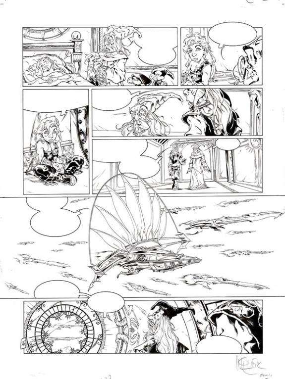 Nicolas Mitric - Kookaburra, Système Ragnarok, Planche origi