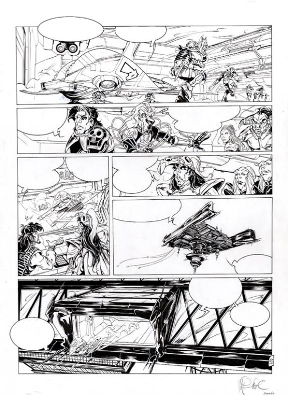 Nicolas Mitric - Kookaburra, Système Ragnarok, Planche origi
