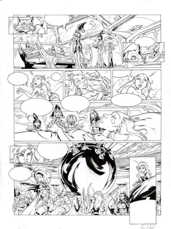 Nicolas Mitric - Kookaburra, Système Ragnarok, Planche origi