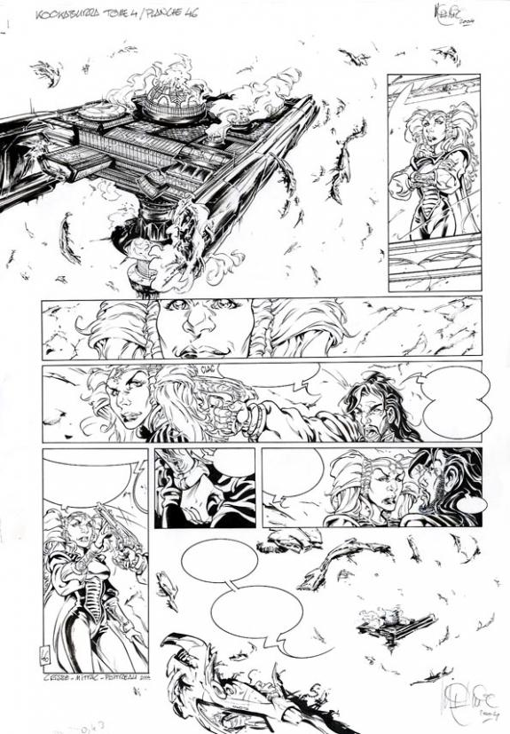 Nicolas Mitric - Kookaburra, Système Ragnarok, Planche origi