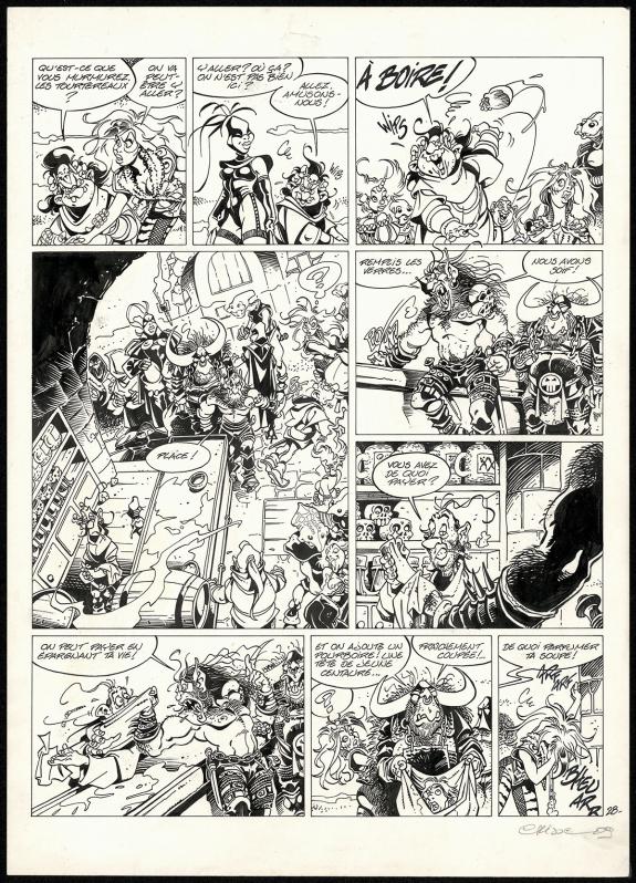 Crisse - L'Épée de Cristal, Le Goût de sulfur, Planche origi