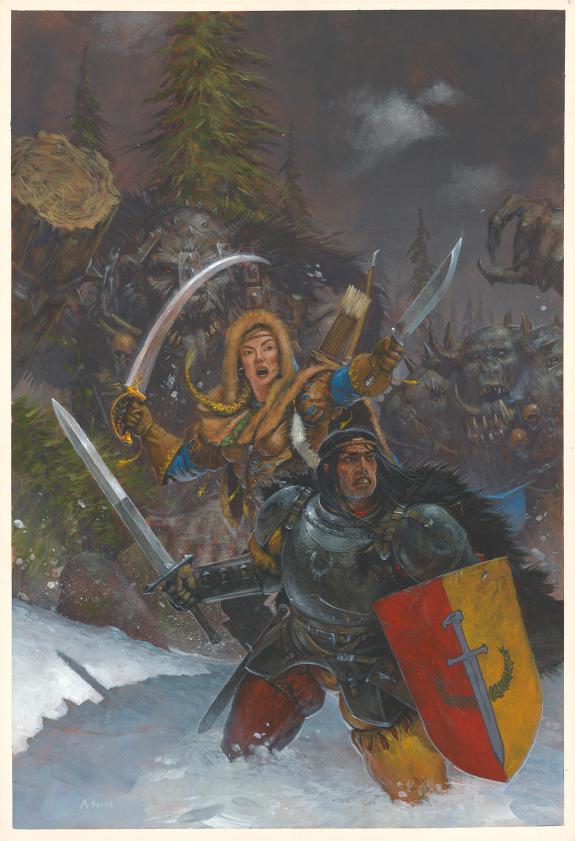 Adrian Smith - Warhammer, couverture de roman warhammer, ill