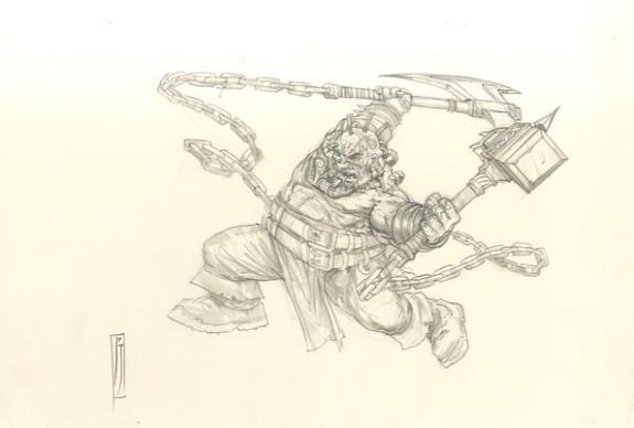 Paul Jeacock - Design figurine pour la gamme Warhammer, illu