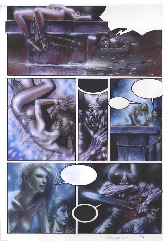 Eric Puech - Wolfram, Alicia, Planche originale n°41