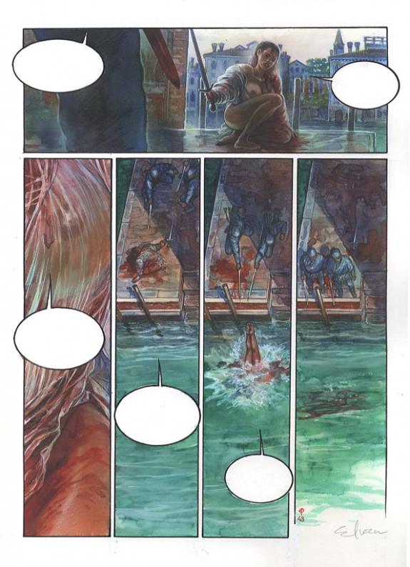 Eric Puech - L'Immortel, La Perle du Dragon, Planche origina