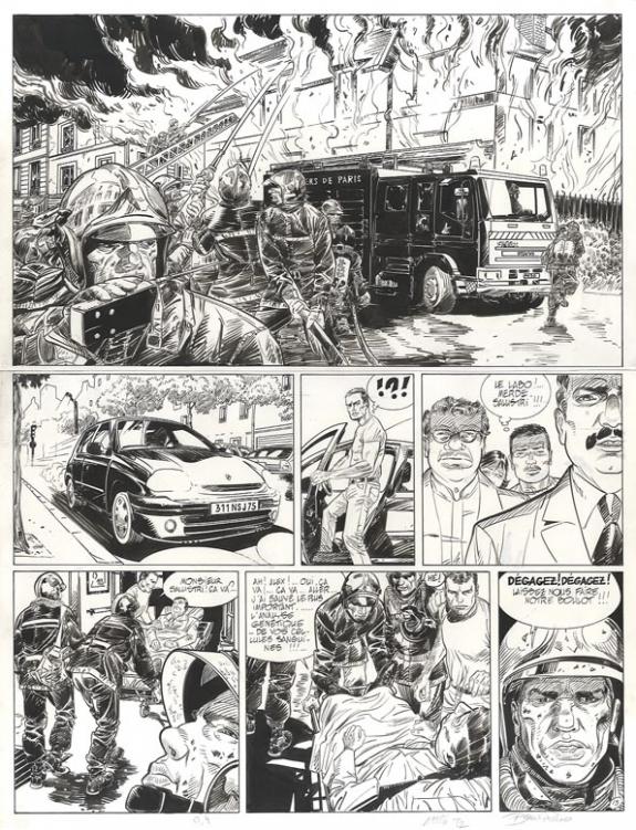 Bruno Rocco - A.D.N, L'ange noir, Planche originale n°13