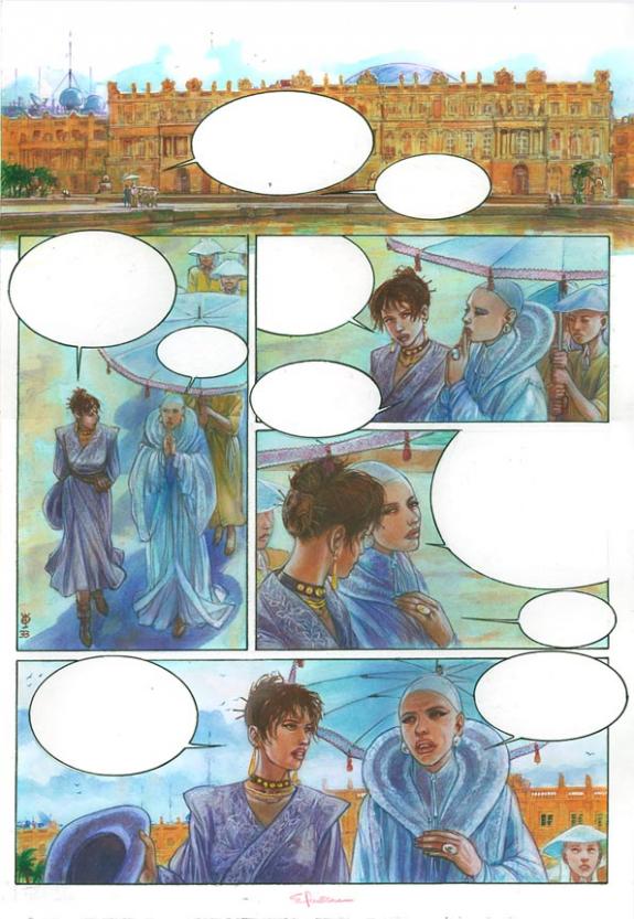 Eric Puech - Les Enfants d'Eve, Genèse, Planche originale n°
