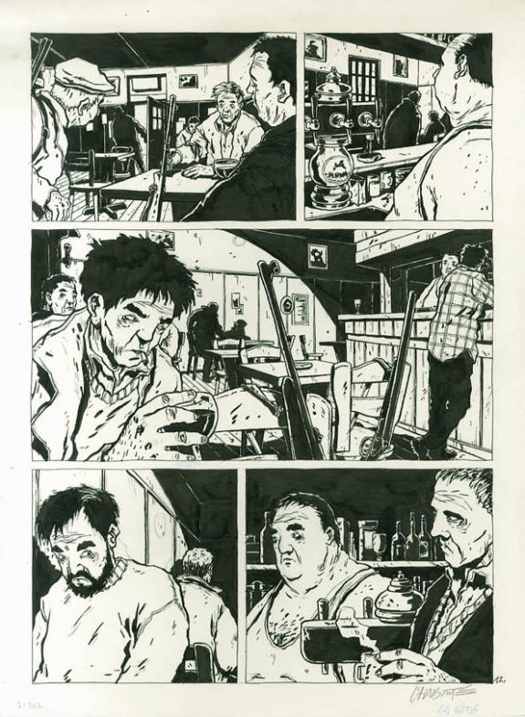 Christophe Chabouté - La Bête, Planche originale n°12