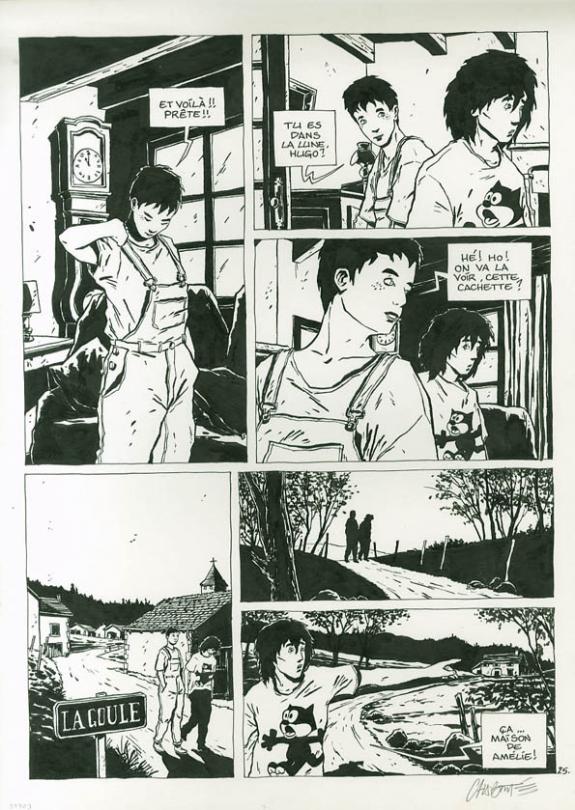 Christophe Chabouté - Zoé, Planche originale n°25