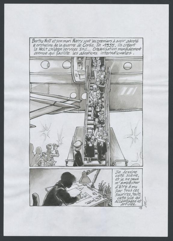 Jung - Couleur de peau : miel, Tome 1, Planche originale n°1