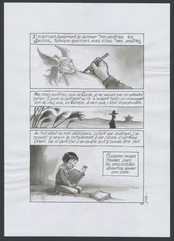 Jung - Couleur de peau : miel, Tome 1, Planche originale n°1