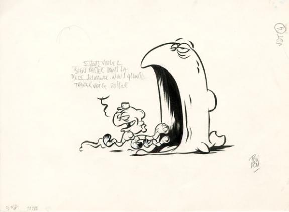 Nicolas Poupon - Le Fond du bocal, Illustration originale