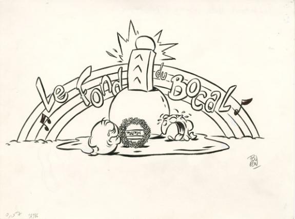Nicolas Poupon - Le Fond du bocal, Illustration originale