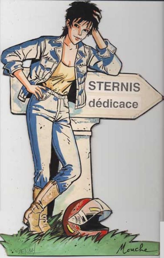 Philippe Sternis - Mouche, Illustration originale pour un pl
