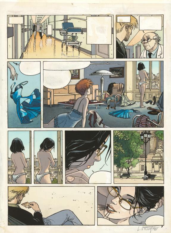 Laurent Vicomte - Sasmira, L'Appel, Bleu de mise en couleur 