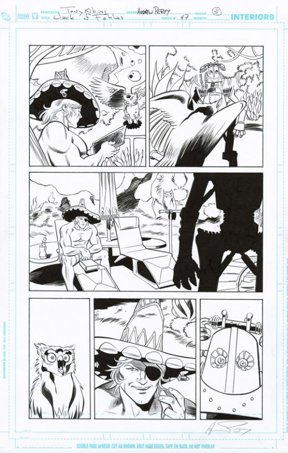 Andrew Pepoy - Jack of Fables, Planche originale n°5, Chap #