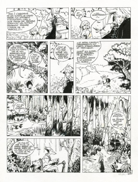 Claire Wendling - Les Lumières de l'Amalou, Théo, Planche or