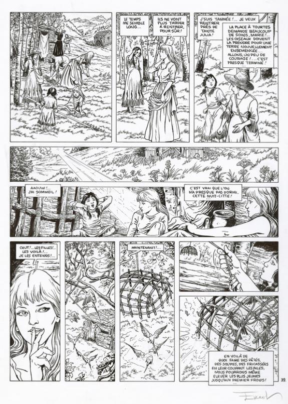 Ersel - Les pionniers du nouveau monde, Planche originale n°