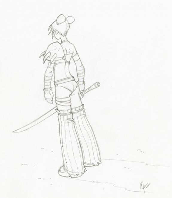 John Simon Loche - Alika, éude de personnage