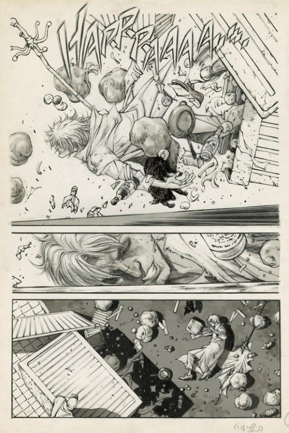 Zhang Xiao Yu - Le Clown, Planche originale n°03