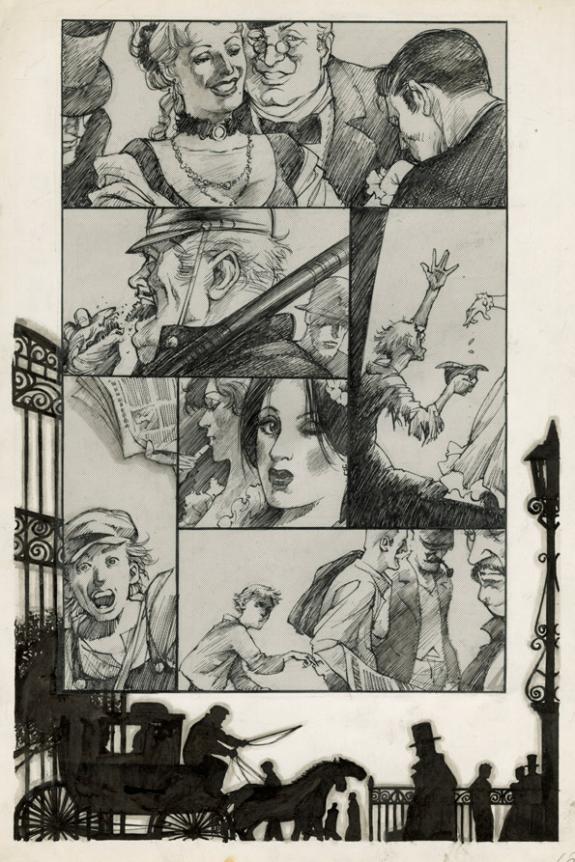Zhang Xiao Yu - Le Clown, Planche originale n°09