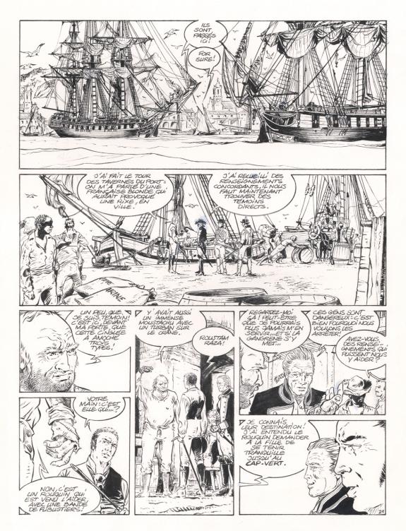 Franck Bonnet - Pirates de Barataria (Les), Océan, planche o