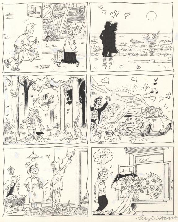 Sergio Salma - Nathalie, Championne du monde, planche origin