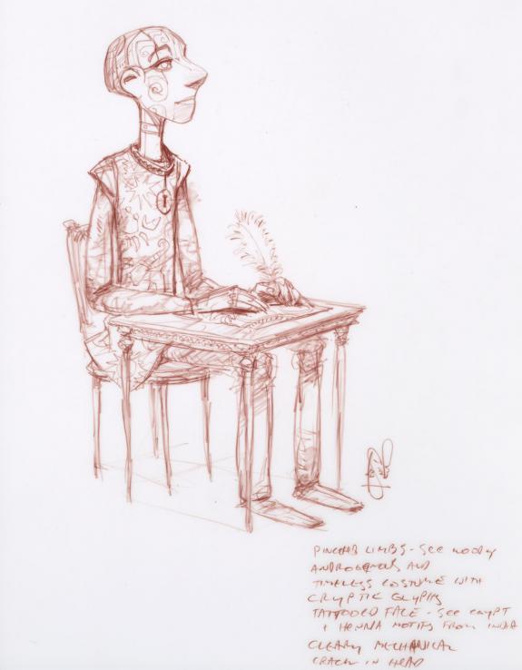Peter de Sève - Illustration originale sur calque épais (des