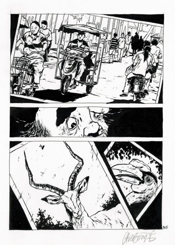 Christophe Chabouté - Tout seul, Planche originale n°315