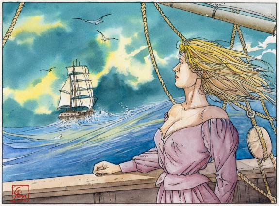 Eric Stalner - Fabien M, illustration originale