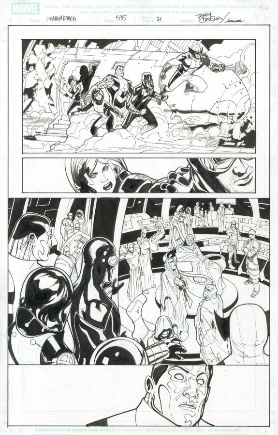Terry Dodson - Uncanny X-Men, Issue 535, Planche originale