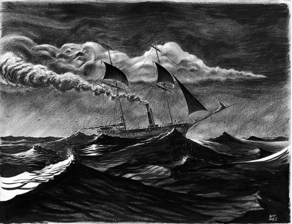 Riff Reb's - Le Loup des mers, Premières vapeurs, illustrati