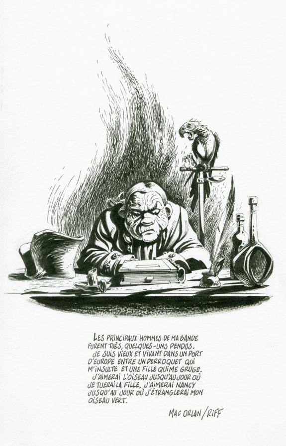 Riff Reb's - À bord de l?Étoile Matutine, Planche originale 
