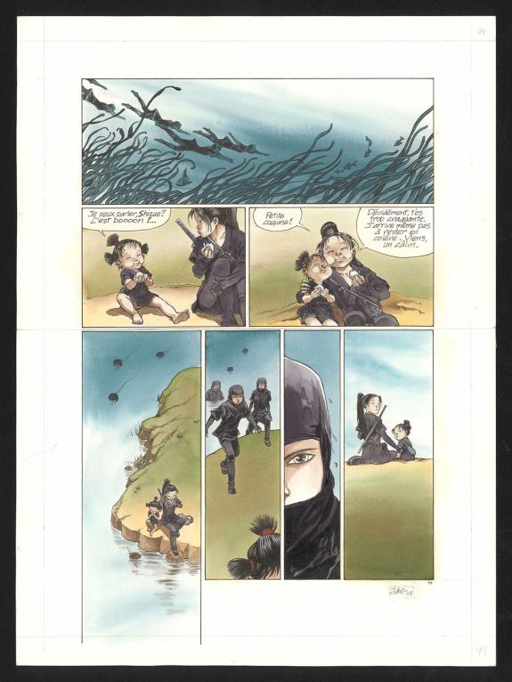 Jung - Kyoteru, Planche originale n°44 en couleur directe