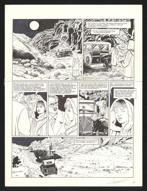 Viviane Nicaise - Sang-de-Lune, Sang-Délire, Planche origina