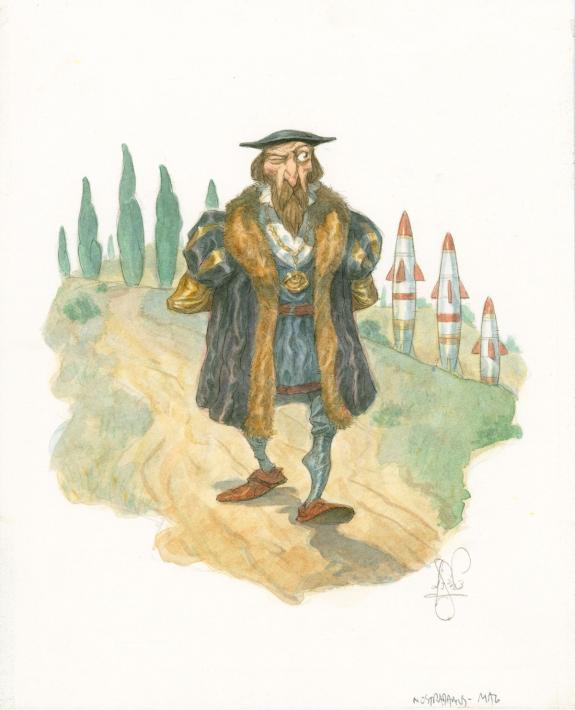 Peter de Sève - Illustration originale