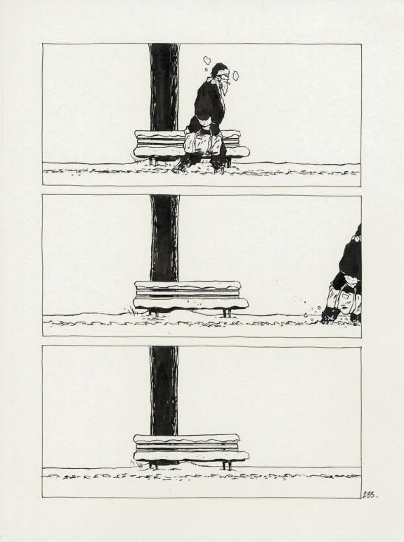 Christophe Chabouté - un peu de bois et d'acier, Planche ori