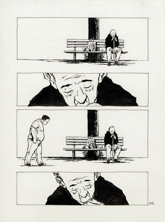 Christophe Chabouté - un peu de bois et d'acier, Planche ori