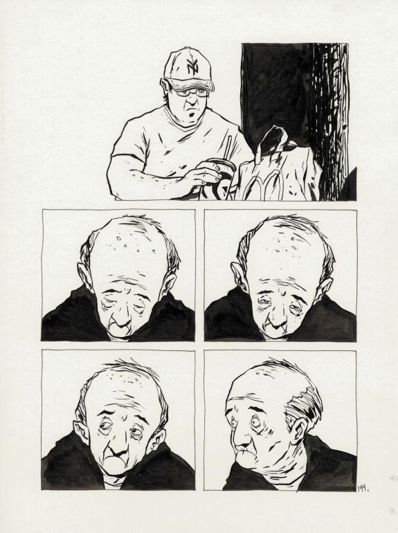 Christophe Chabouté - un peu de bois et d'acier, Planche ori