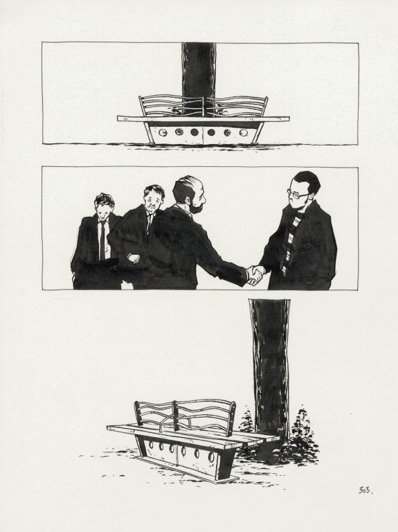 Christophe Chabouté - un peu de bois et d'acier, Planche ori
