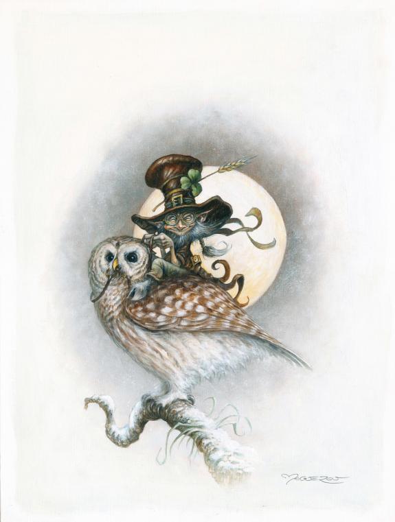 Pascal Moguérou - L'heure des fées, Illustration originale