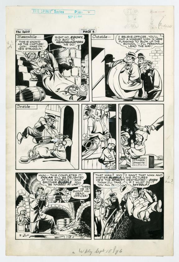 Will Eisner - Le Spirit, Planche originale de l'histoire  ?B