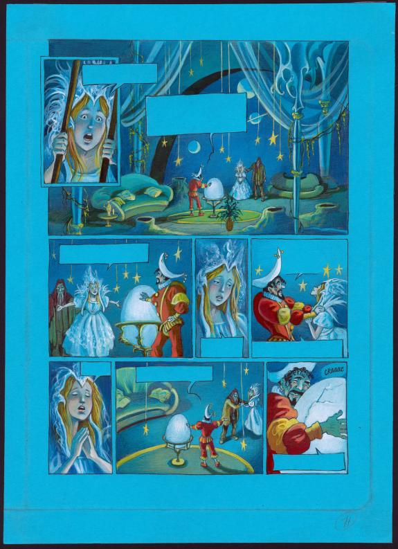 Florence Magnin - Mascarade, planche originale