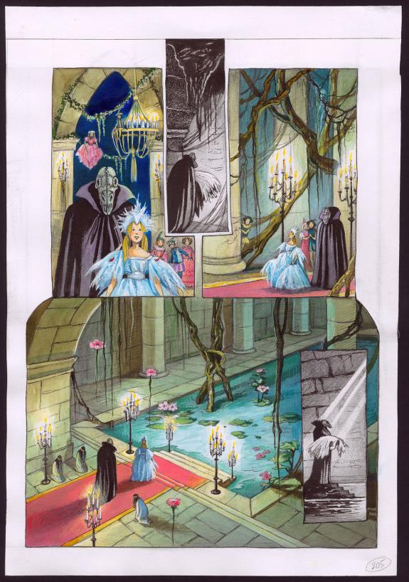 Florence Magnin - Mascarade, planche originale