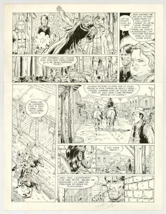 Yves Swolfs - Durango, L'Or de Duncan, Planche originale n°9
