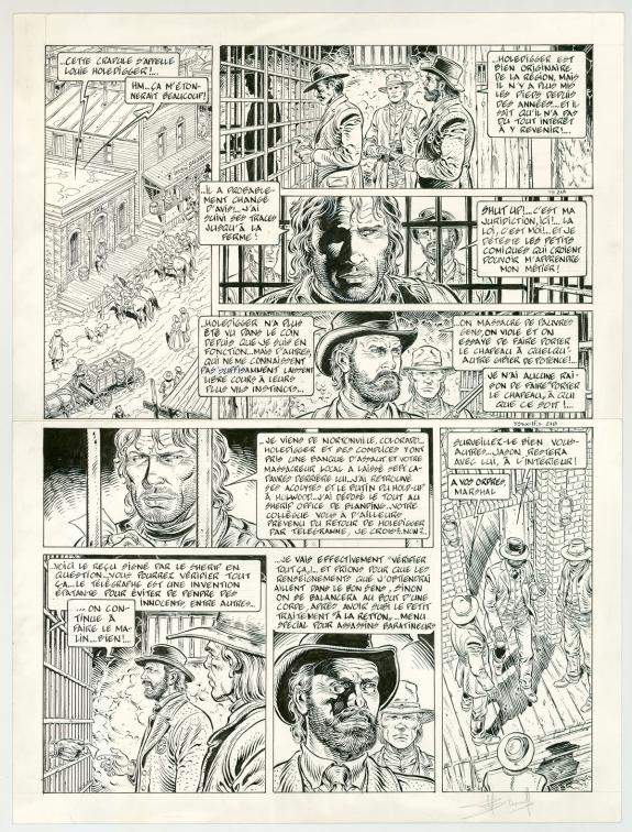 Yves Swolfs - Durango, Sans pitié, Planche originale n°21