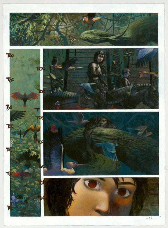 Jean-François Cellier - Alice, Planche originale n°03
