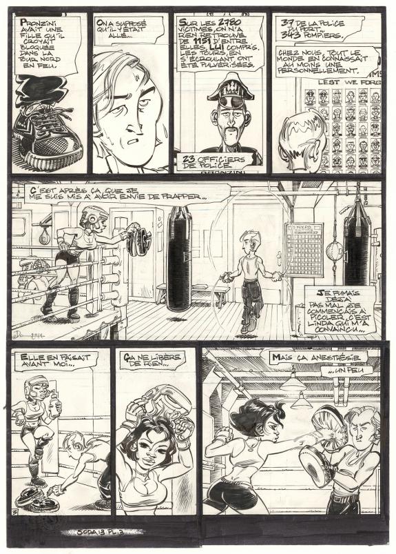Dan - Soda, Résurrection, Planche originale n°3